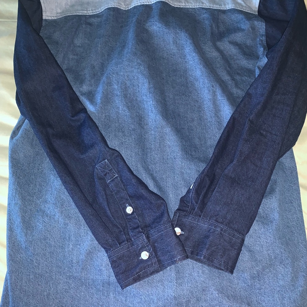 Denim shirt long sleeve
